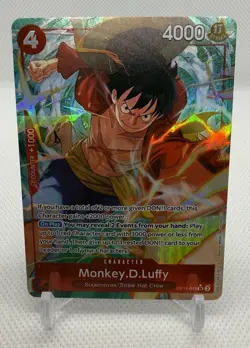 One Piece near mint foil Monkey.D.Luffy Legacy of the Master OP12-015 - Image 1
