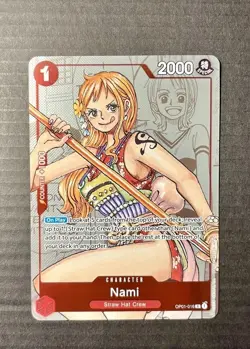 MINT ONE PIECE Nami OP01-016 25th Anniversary Bandai Alt Art Mint PSA 10 Worthy - Image 1
