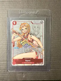 MINT ONE PIECE Nami OP01-016 25th Anniversary Bandai Alt Art Mint PSA 10 Worthy - Image 2