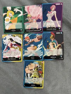 One Piece Lot 25 Leaders Teach Boa Hancock Enel Shanks Nami And More! - Image 3
