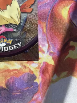 Pokemon TCG Topps Chrome Series 1 Holo Foil Card Pidgey #16 2000 TV Animation - Image 4