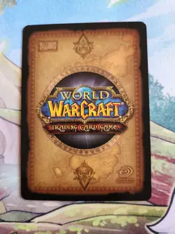 World of Warcraft TCG Center of Attention Unused Loot Card (Epic Purple Shirt) - Image 2