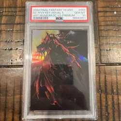 PSA 10 FFVII #093 Remake Key Visual 5 Foil Art Museum DC Final Fantasy Card - Image 1