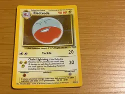 NEW 1999 POKEMON FIRST EDITION JUNGLE CARD "ELECTRODE" 2 of 64 - Image 1