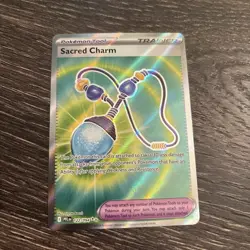 Sacred Charm 122/094 Me02: Mega Evolution Phantasmal Flames Holo Pokemon Card - Image 2