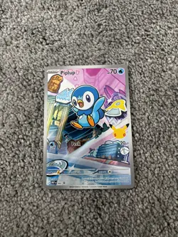 Pokemon Card Piplup MEP 042 First Partner Promo 30th Anniversary Near Mint - Image 1