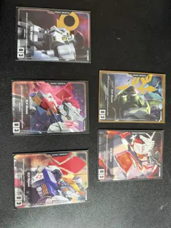 Gundam TCG EX Base Set of 5 (All Structure Deck Event Promo Cards in English) - Image 1