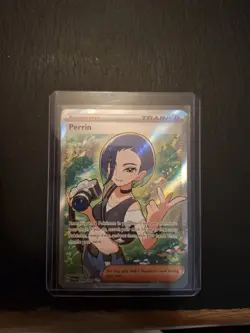 Perrin 209/167 Ultra Rare Full Art Trainer Pokemon Card Twilight Masquerade NM - Image 1