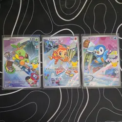 Pokemon TCG 2026 MEP Holo Promo Card Lot - Turtwig, Chimchar, Piplup - Image 1