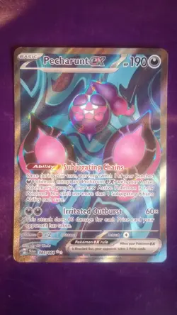 Pecharunt EX 085/064 SV Shrouded Fable Ultra Rare Holo Card - Image 1
