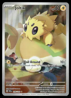 Pokemon Cards Joltik 196/182 Paradox Rift Illustration Rare NM - Image 1