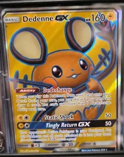 Dedenne GX Full Art Holo Card 195/214 -Unbroken Bonds NM - Image 1
