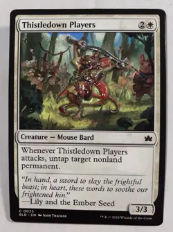 Magic The Gathering Thistledown Players Pin MagicCon 2024 Exclusive Bloomburrow - Image 1