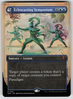 Echocasting Symposium (Borderless) Mythic Secrets of Strixhaven 291 MTG NM 2026 - Image 1