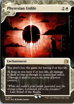 Phyrexian Unlife 11 Wilds of Eldraine: Enchanting Tales Magic: The Gathering NM - Image 1