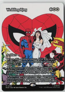 Wedding Ring (Borderless) 7 M Marvel Universe Eternal-Legal NM - Image 1