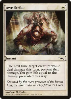Awe Strike Foil Mirrodin 6 NM MTG - Image 1