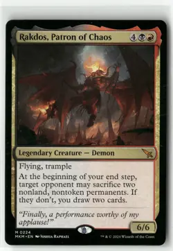 Rakdos, Patron of Chaos M 224 Murders at Karlov Manor MTG - Image 1