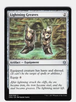 Lightning Greaves #220 Commander Anthology Regular Uncommon - Image 1