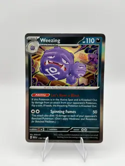 Pokemon Scarlet Violet 151 Holo Rare 110/165 Weezing - Image 1