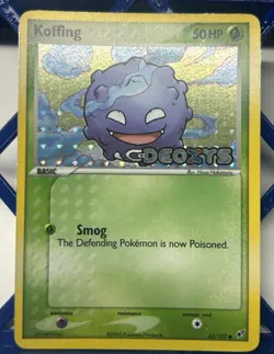 Koffing 62/107 - Ex Deoxys Reverse Holo Foil Stamped - Pokemon TCG 2005 - LP - Image 1
