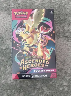 Pokemon TCG: Mega Evolution Ascended Heroes - Booster Bundle New and Sealed - Image 1