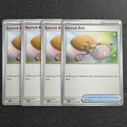 4x Sacred Ash | 168/182 NM | Destined Rivals | Pokemon TCG Playset - Image 1
