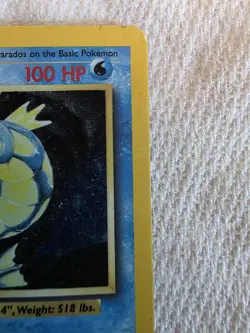Pokemon TCG Gyarados Base Set 6/102 Holo Rare Stage 1 100 HP English 1999 - Image 2