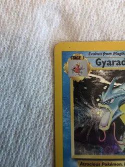 Pokemon TCG Gyarados Base Set 6/102 Holo Rare Stage 1 100 HP English 1999 - Image 4