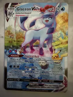 Pokemon Glaceon VMAX 209/203 Evolving Skies Secret Rare Holo Alt Art 310HP - Image 1
