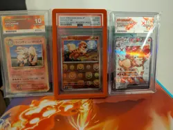 Pokemon Arcanine And Growlithe Graded Bundle X3 Ace and PSA 10 Japanese - Image 1