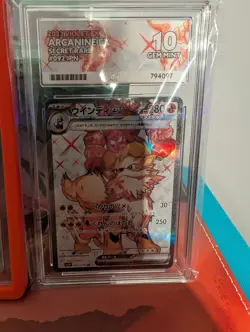 Pokemon Arcanine And Growlithe Graded Bundle X3 Ace and PSA 10 Japanese - Image 4