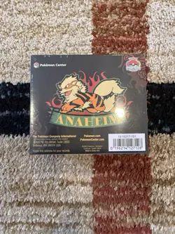 Pokemon Worlds 2025 Anaheim Arcanine Rockabilly Coin And Marker Set New Sealed - Image 2