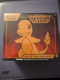 Pokemon: Scarlet & Violet 3: Obsidian Flames Elite Trainer Box - 9 Packs 820650853913 - Image 1