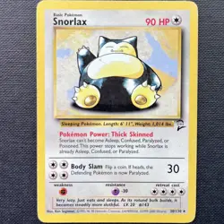 Snorlax | 30/130 Pokemon Base Set 2 | Regular / Non Holo | Pokemon TCG LP - Image 1