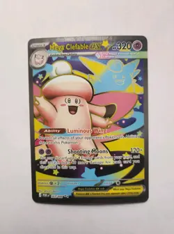 Pokemon Mega Clefable Ex 103/088 Illustration Rare Near Mint - Image 1