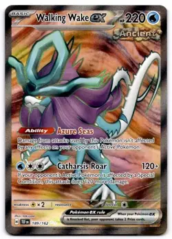 Walking Wake ex 189/162 Ultra Rare Temporal Forces Pokemon Holo Near Mint - Image 1