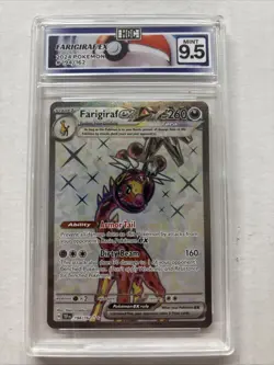 2024 Pokemon Farigiraf Ex #194 HGC 9.5 (sb1) - Image 1