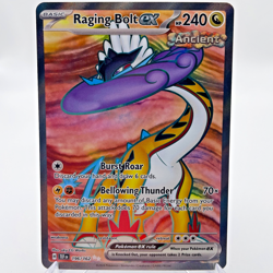 Pokemon TCG Raging Bolt ex 196/162 SIR Full Art Temporal Forces NM - Image 1