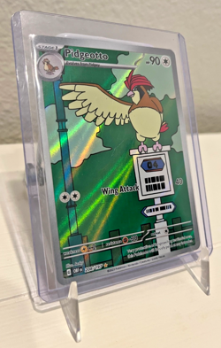Pidgeotto Illustration Rare Obsidian Flames 208/197 Pokemon English NM - Image 1