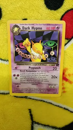 Vintage 1999-2000 Pokemon Team Rocket Dark Hypno NM - Image 1