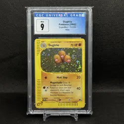 2002 Pokemon Dugtrio Holo 10/165 Expedition - CGC 9 - Image 1