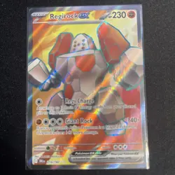 Regirock ex - Ultra Rare SV10: Destined Rivals 214/182 NM Holo - Image 1