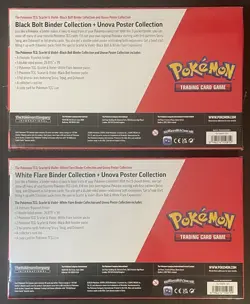 Pokemon Black Bolt and White Flare Binder + Poster Collection Sam's Club Bundles - Image 2