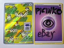 Pokemon - Pidgey - 207/197 - Obsidian Flames - Illustration Rare - NM - Image 1