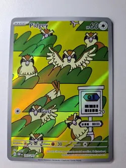 Pokemon - Pidgey - 207/197 - Obsidian Flames - Illustration Rare - NM - Image 2