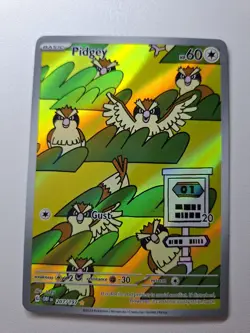 Pokemon - Pidgey - 207/197 - Obsidian Flames - Illustration Rare - NM - Image 3