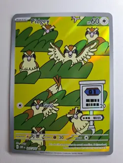 Pokemon - Pidgey - 207/197 - Obsidian Flames - Illustration Rare - NM - Image 4