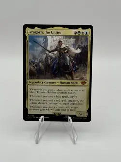 Mint/Near-Mint, English - 1 x MTG Aragorn, the Uniter The Lord of the Rings: Tal - Image 1