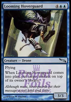 Looming Hoverguard 4x FOIL MDN MTG Mirrodin Uncommon MINT blue - Image 1
